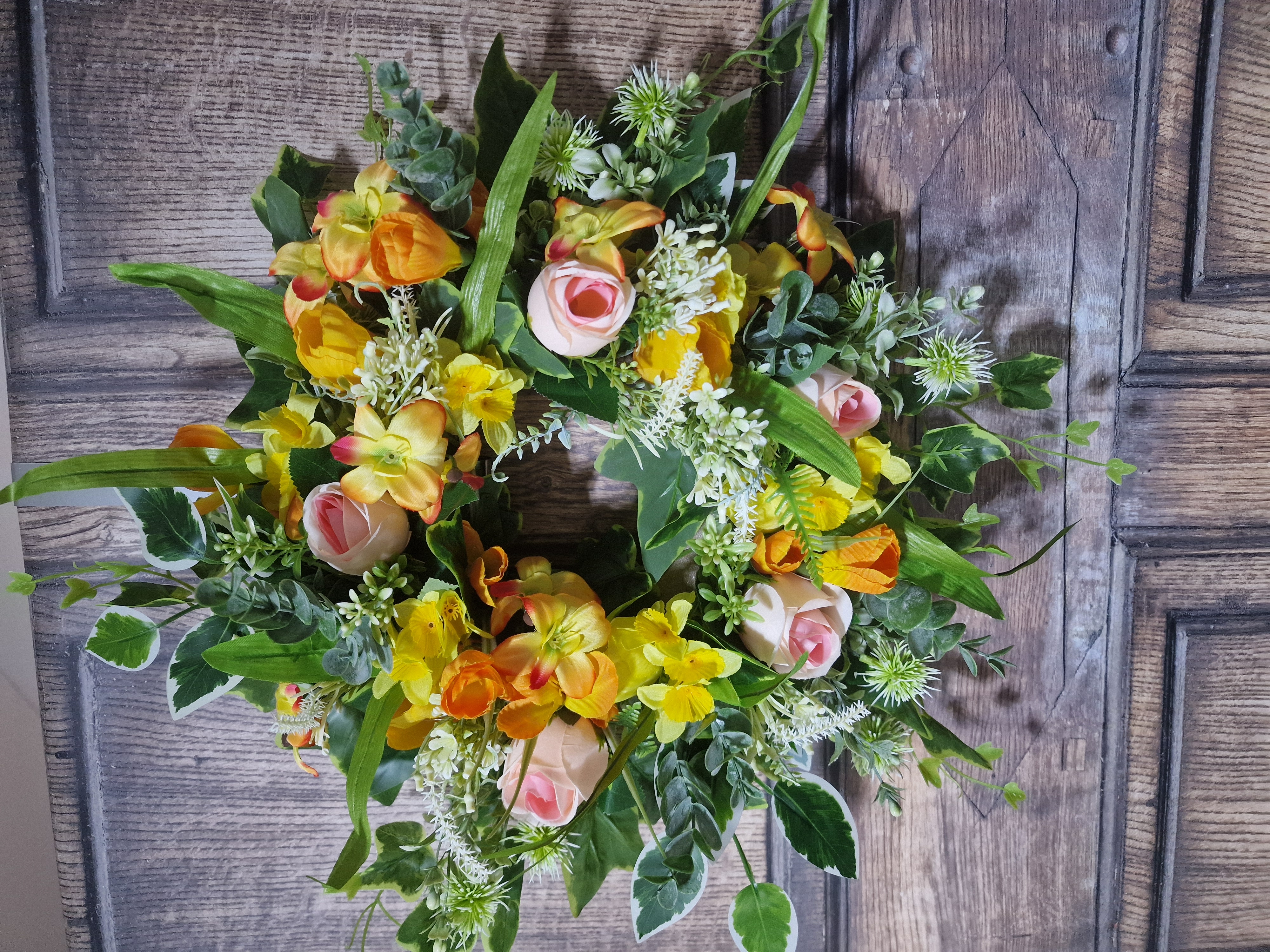 Sunlit Bloom - Handcrafted by Steve's Wreath Decs