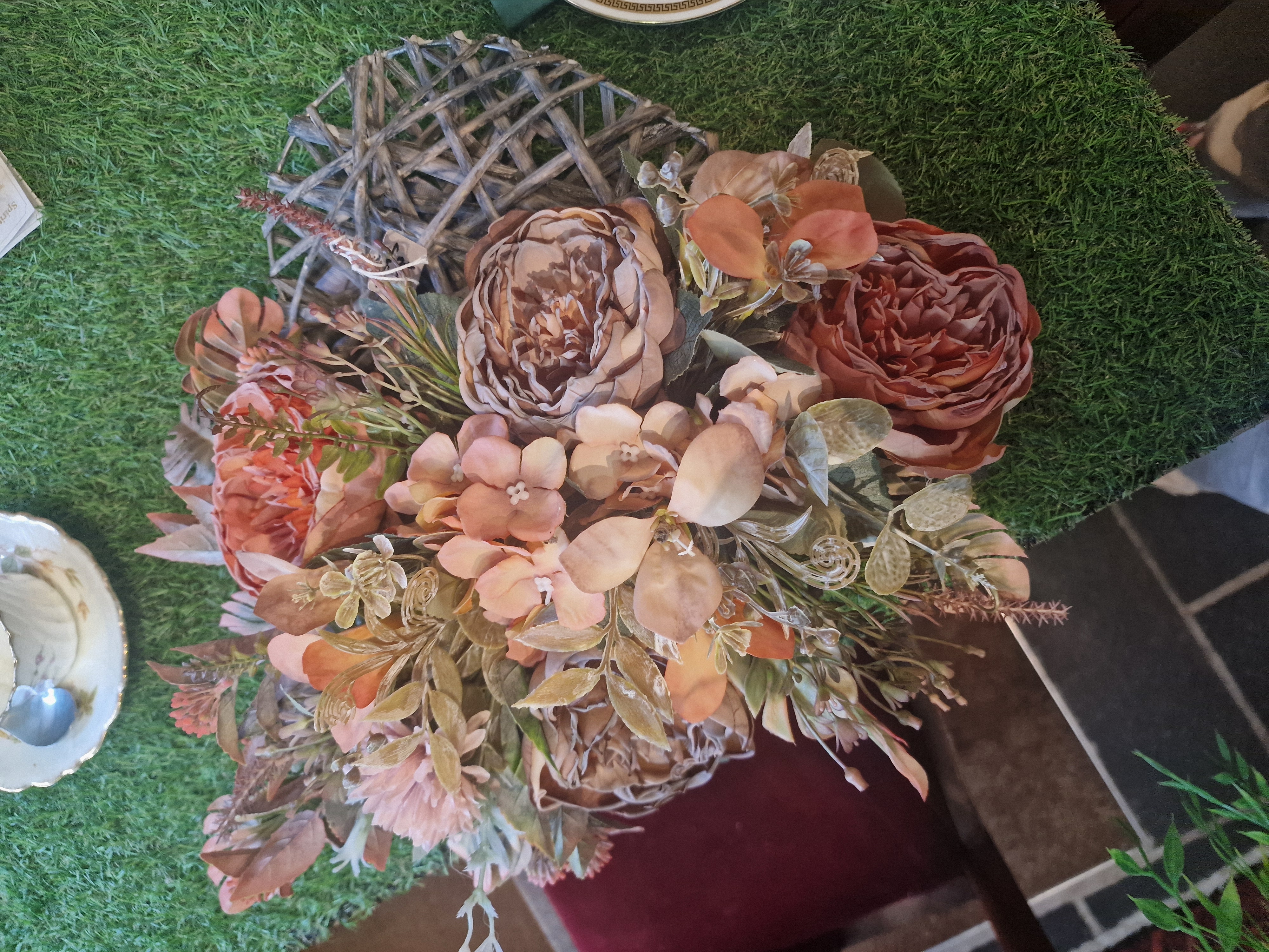 Autumn Heart Wreath - Handcrafted by Steve's Wreath Decs
