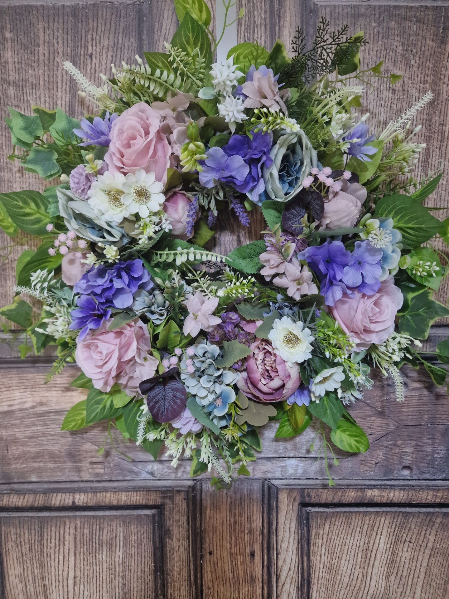 Blossoming Symphony Wreath - Handcrafted by Steve's Wreath Decs