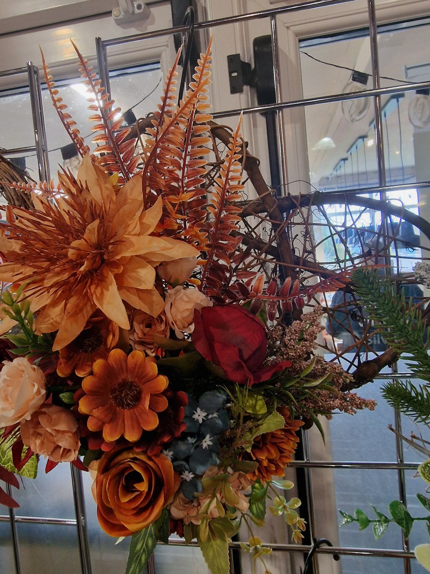 Autumnal Elegance Wreath - Handcrafted by Steve's Wreath Decs