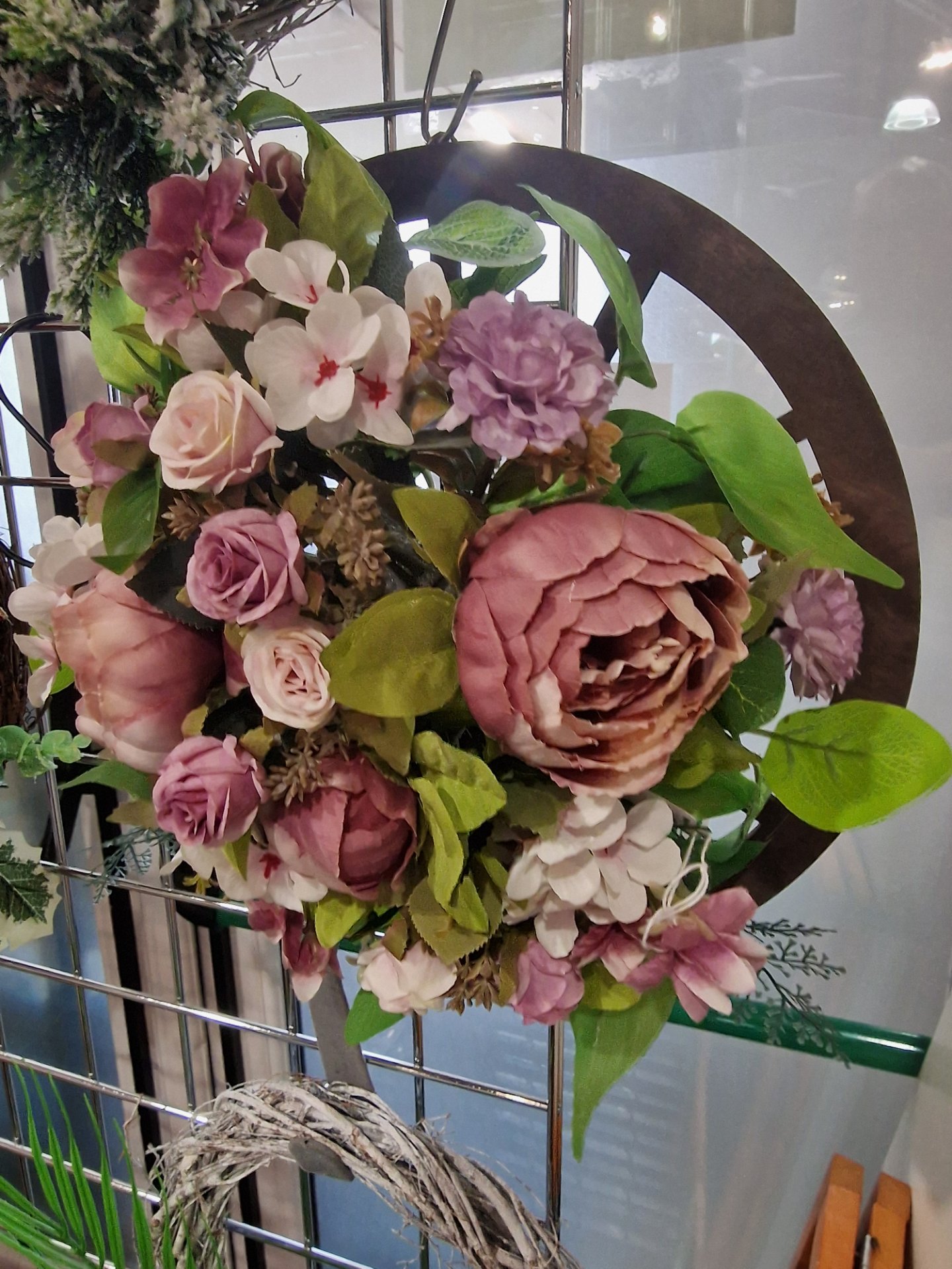 Blush Enchantment Floral Wreath - Handcrafted by Steve's Wreath Decs