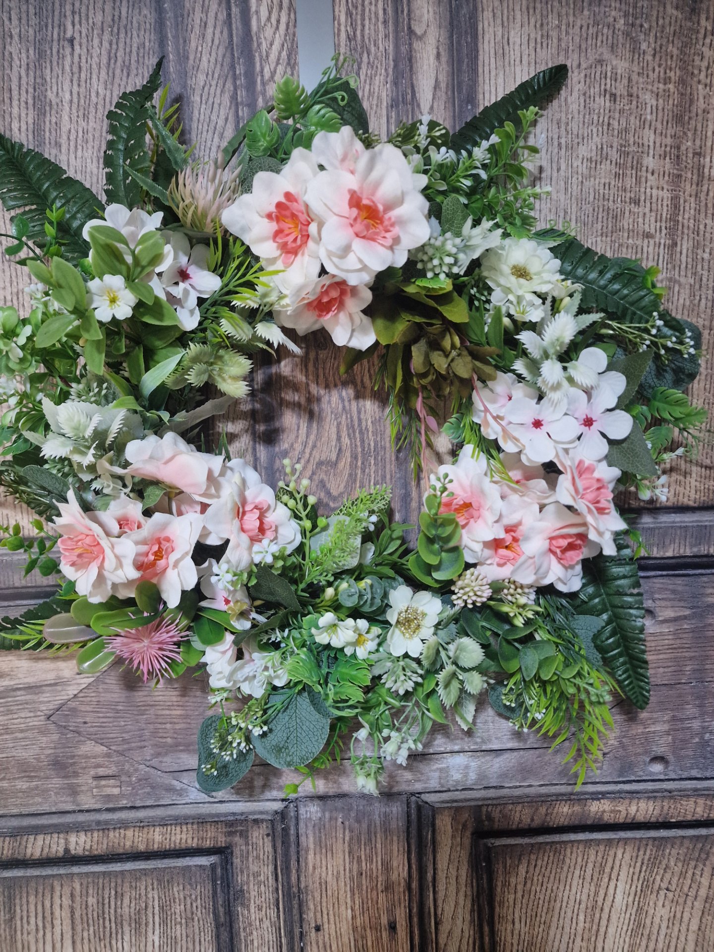 Pink Petals - Handcrafted by Steve's Wreath Decs