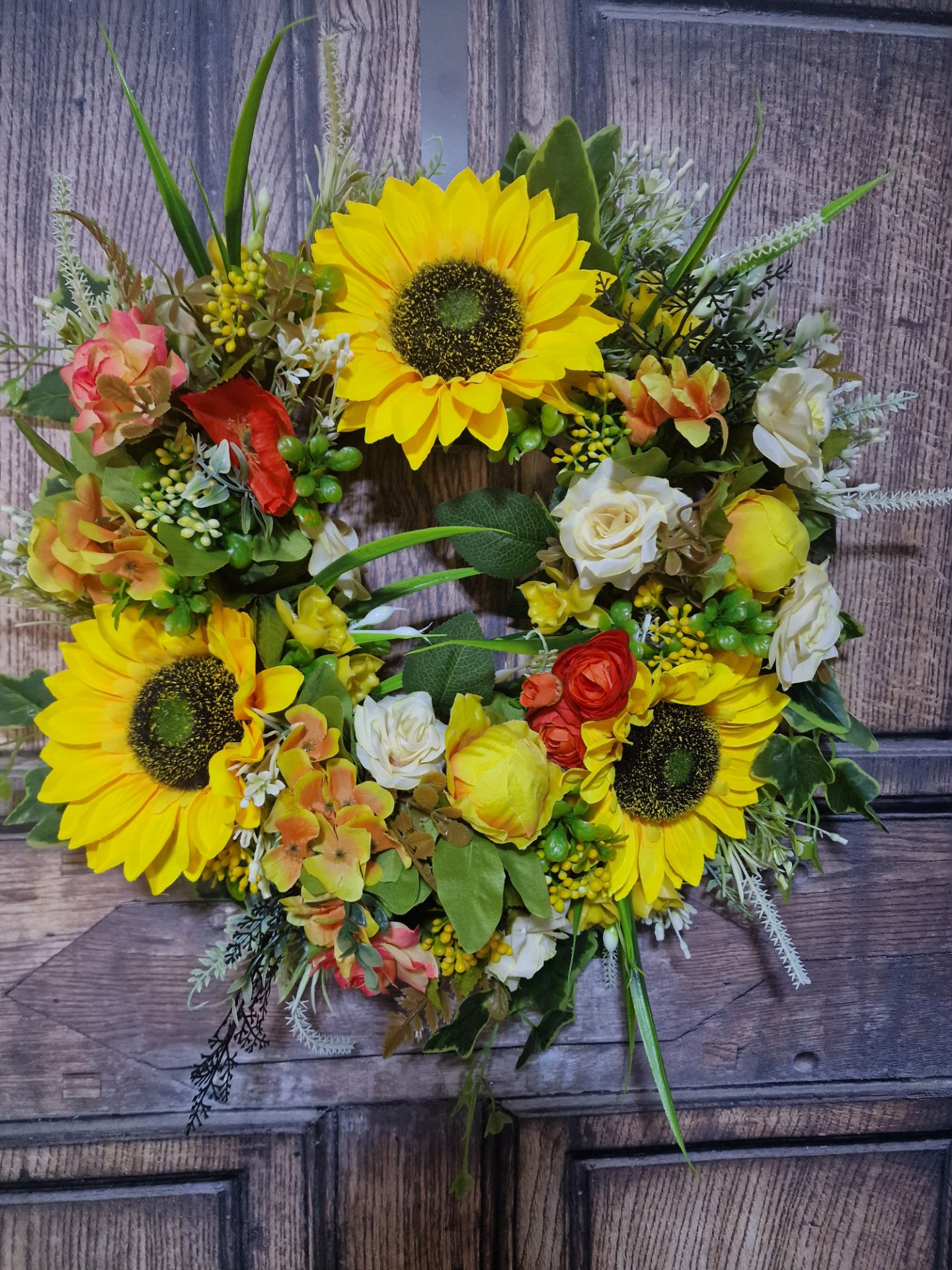 Summer Sunflowers - Handcrafted by Steve's Wreath Decs