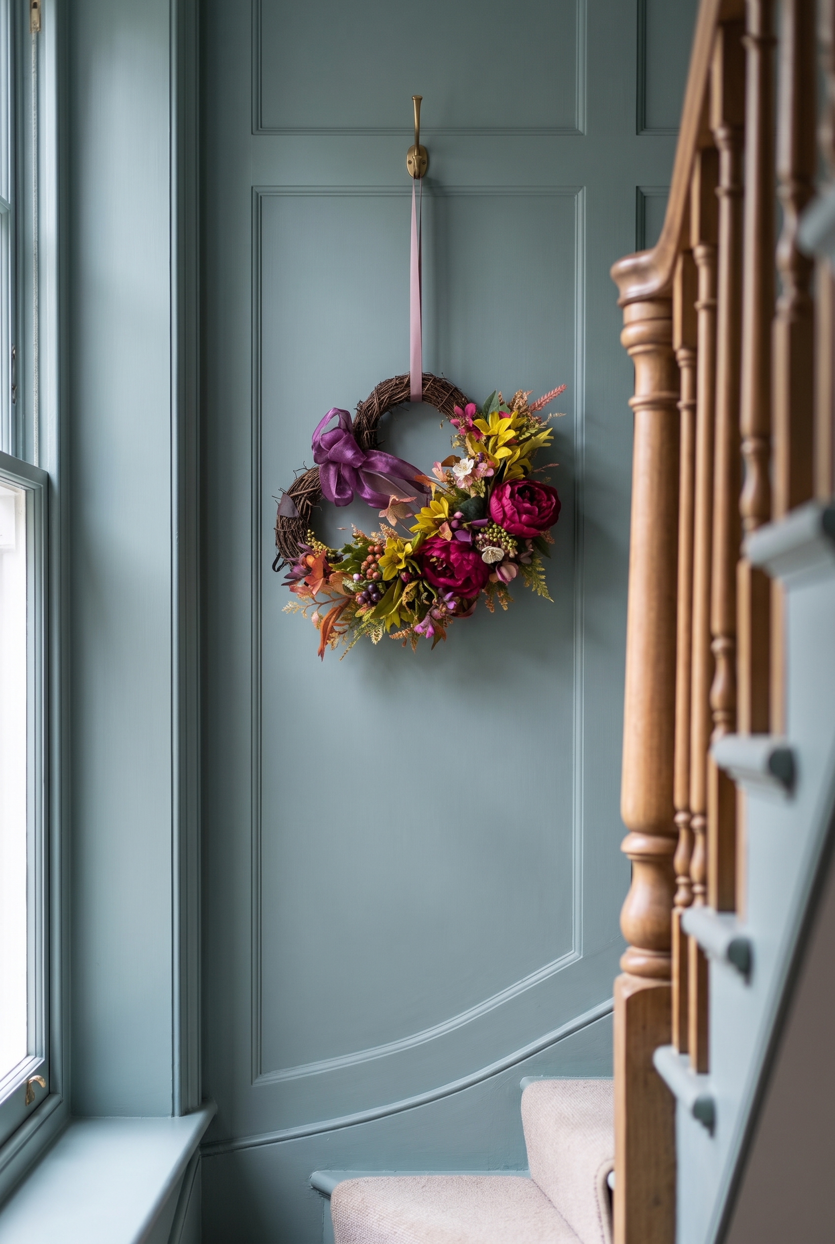 Autumnal Peony Heart indoors