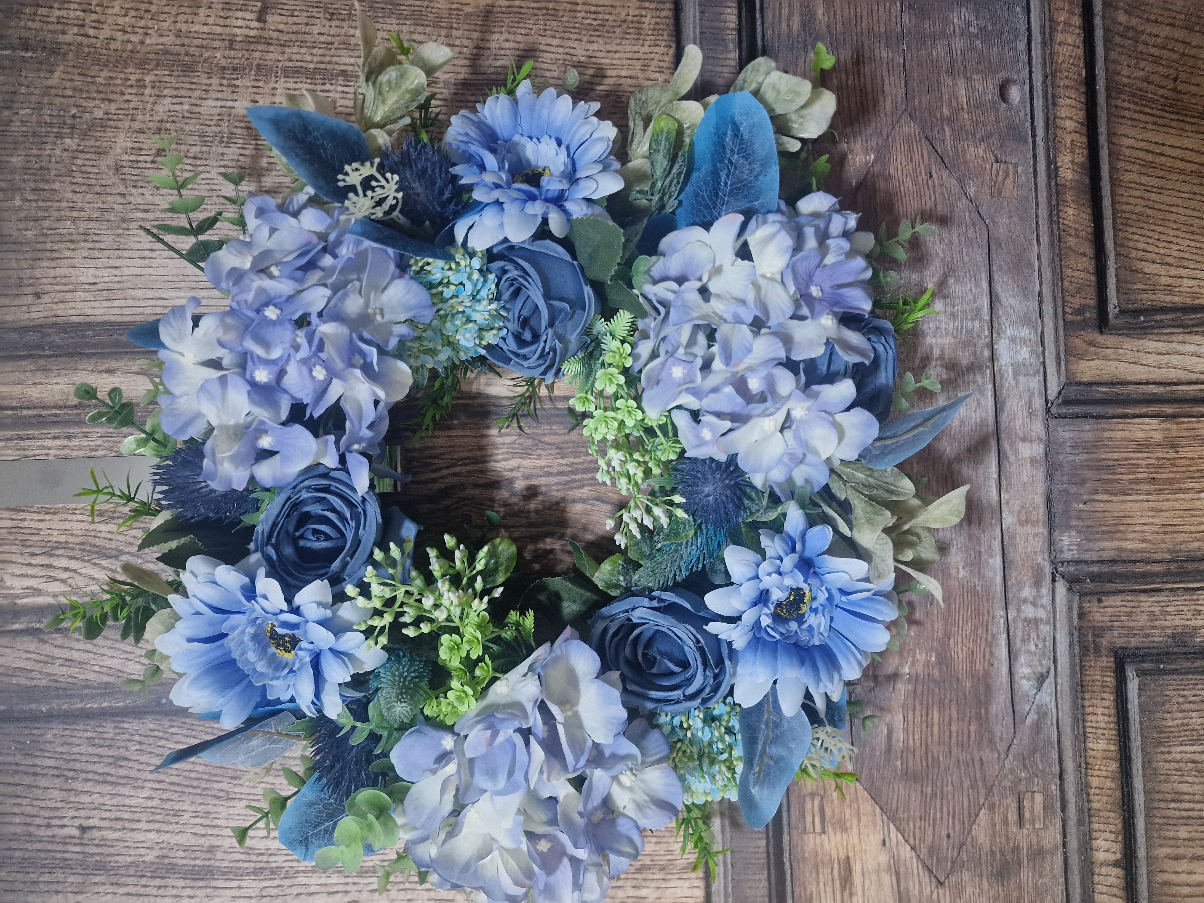 The Wedgwood Blue Gavotte - Handcrafted by Steve's Wreath Decs