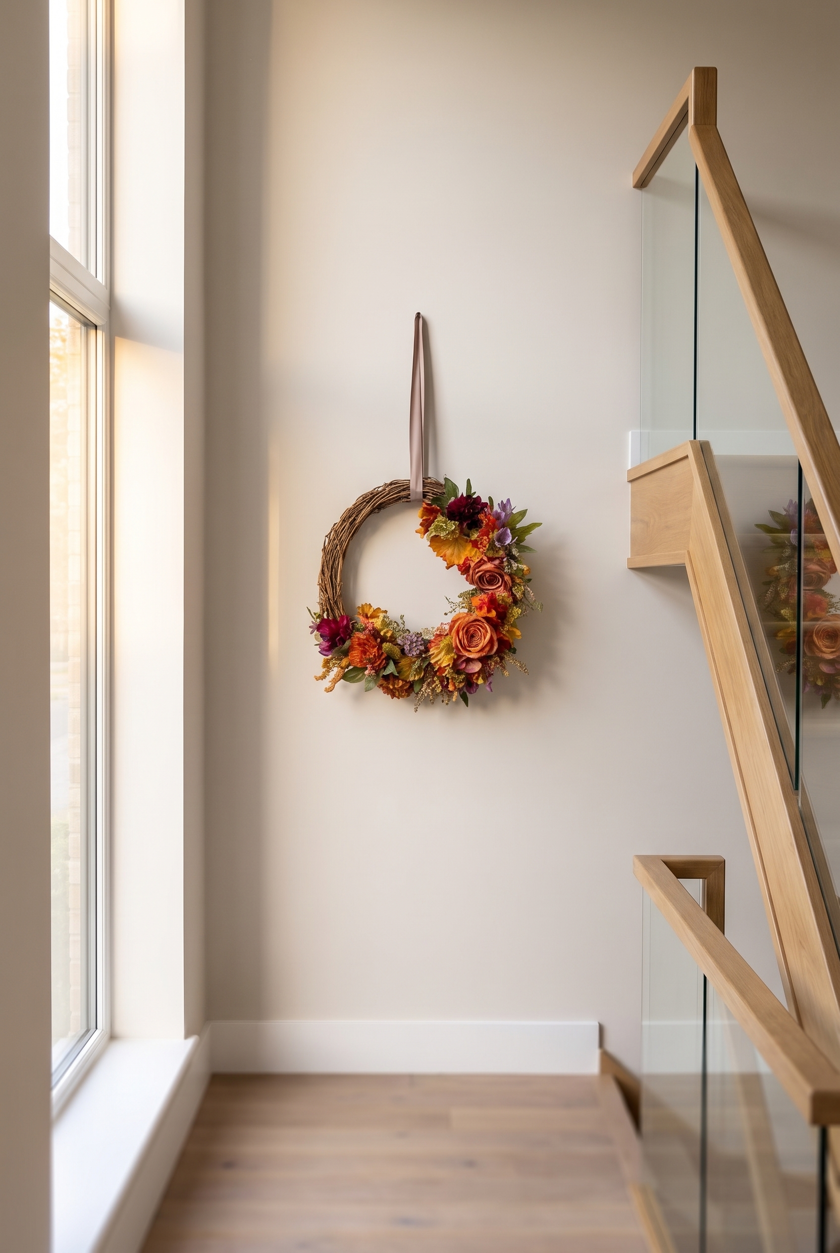 Autumn Rose Crescent indoors