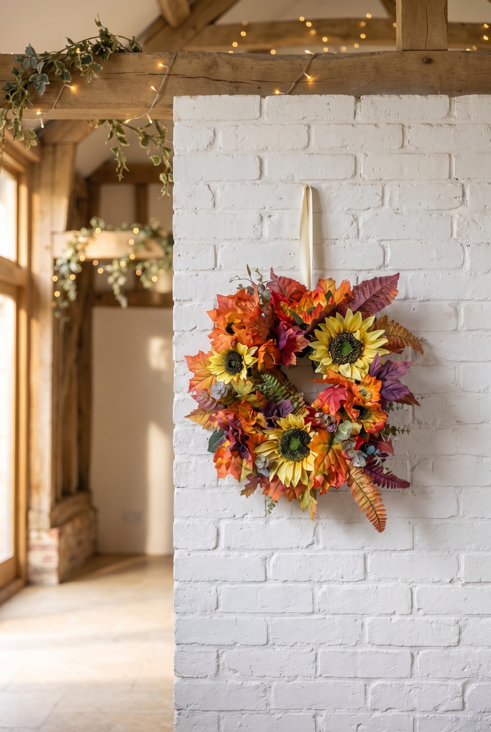 Perfectly Poppies, Simply Sunflowers indoors