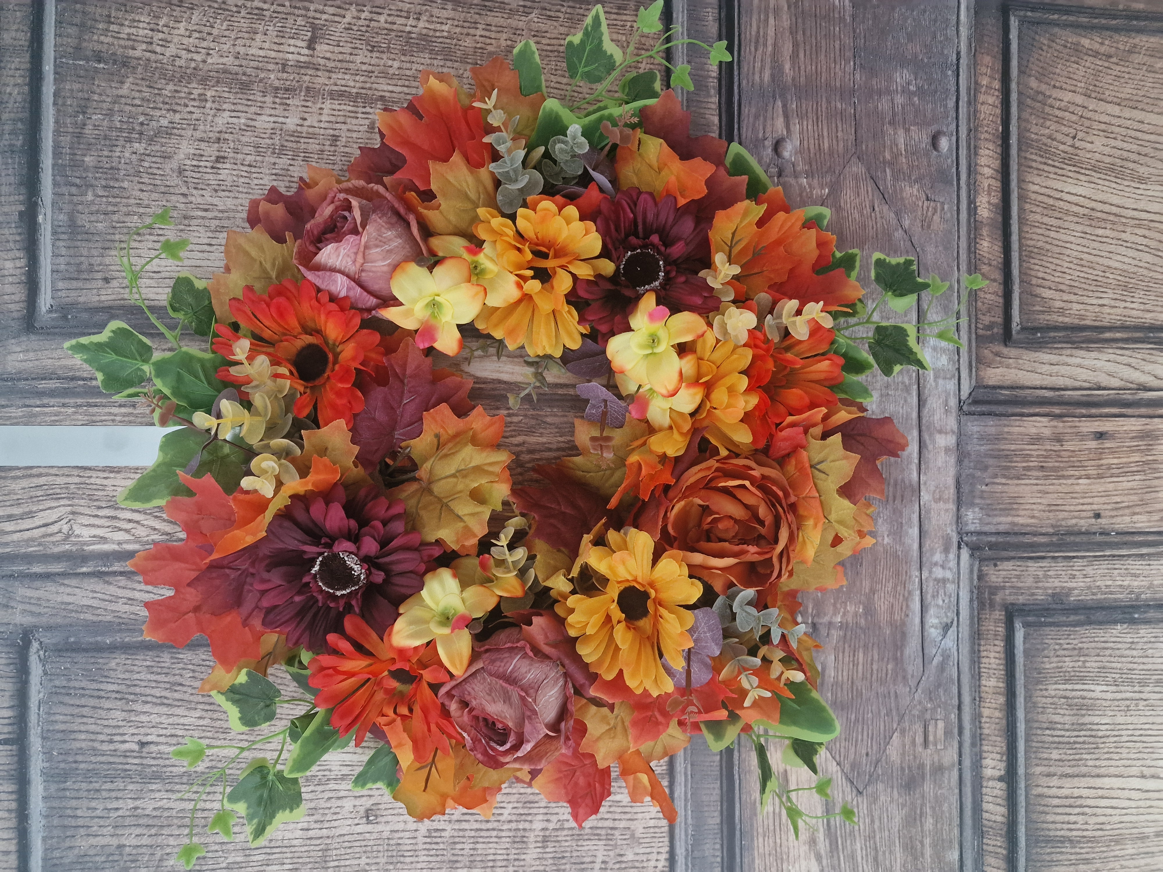Gerbera Autumn Gourgeousness - Handcrafted by Steve's Wreath Decs