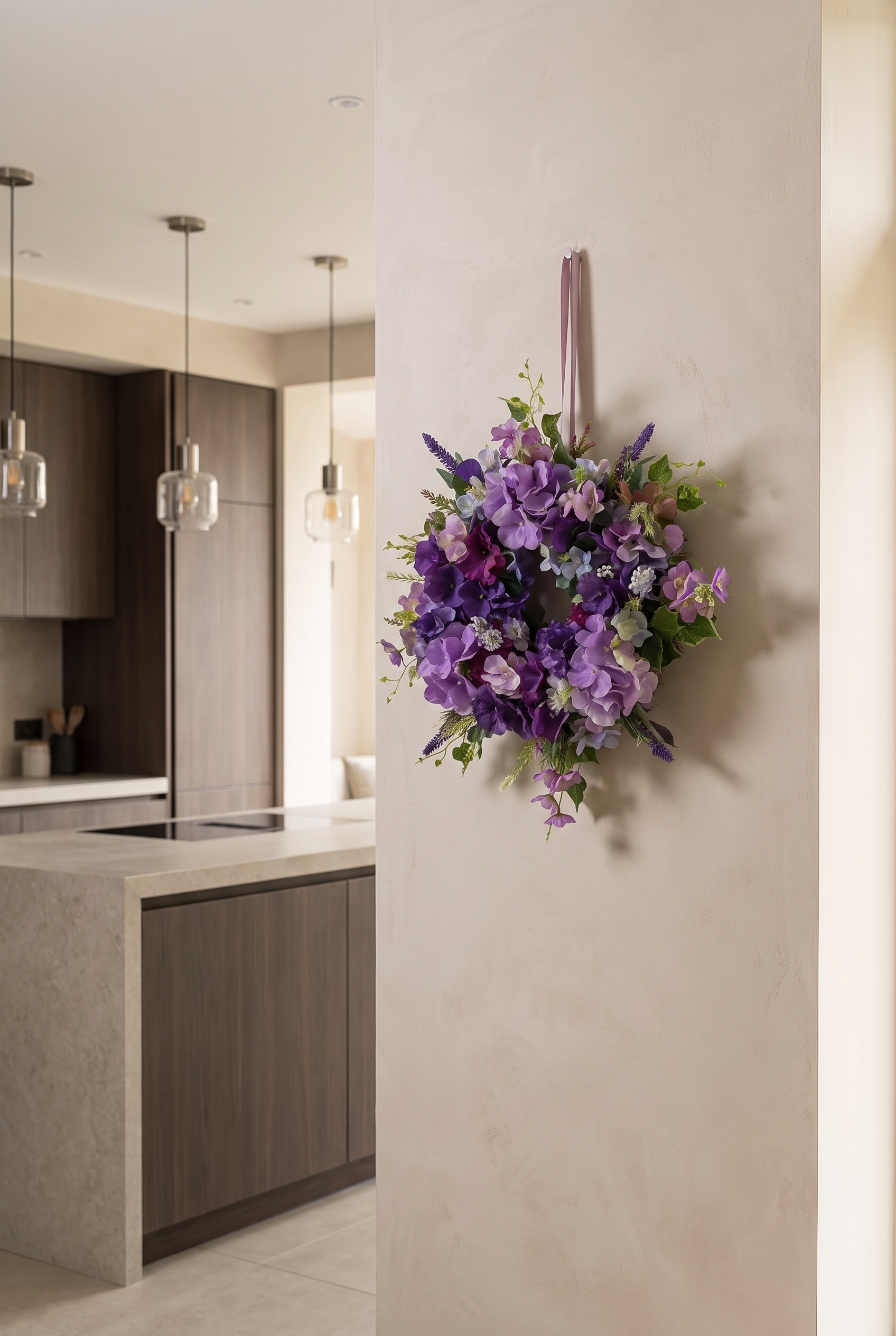 Lavender and Purple Passion indoors