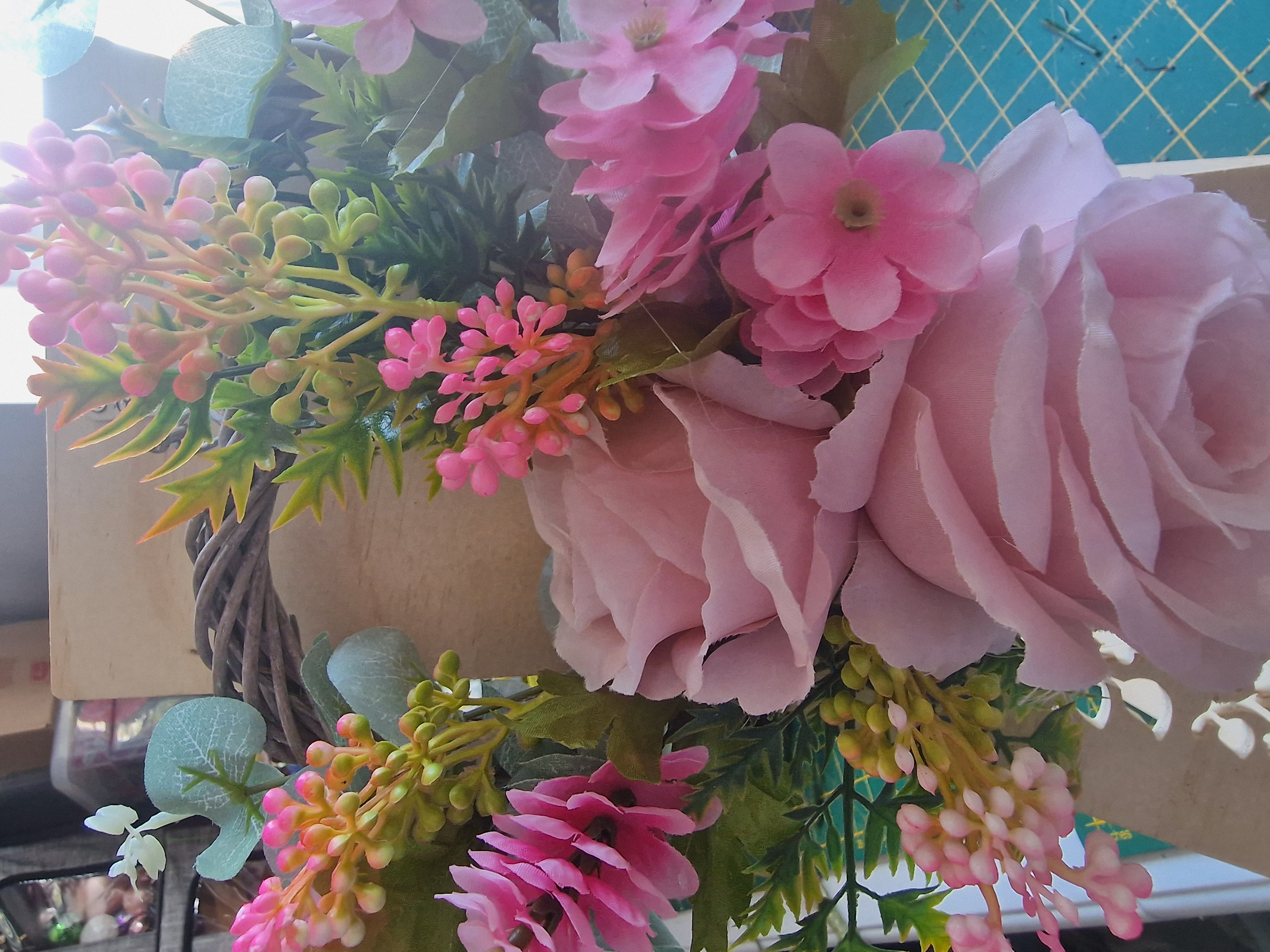 Pastel Pink Harmony - Handcrafted by Steve's Wreath Decs