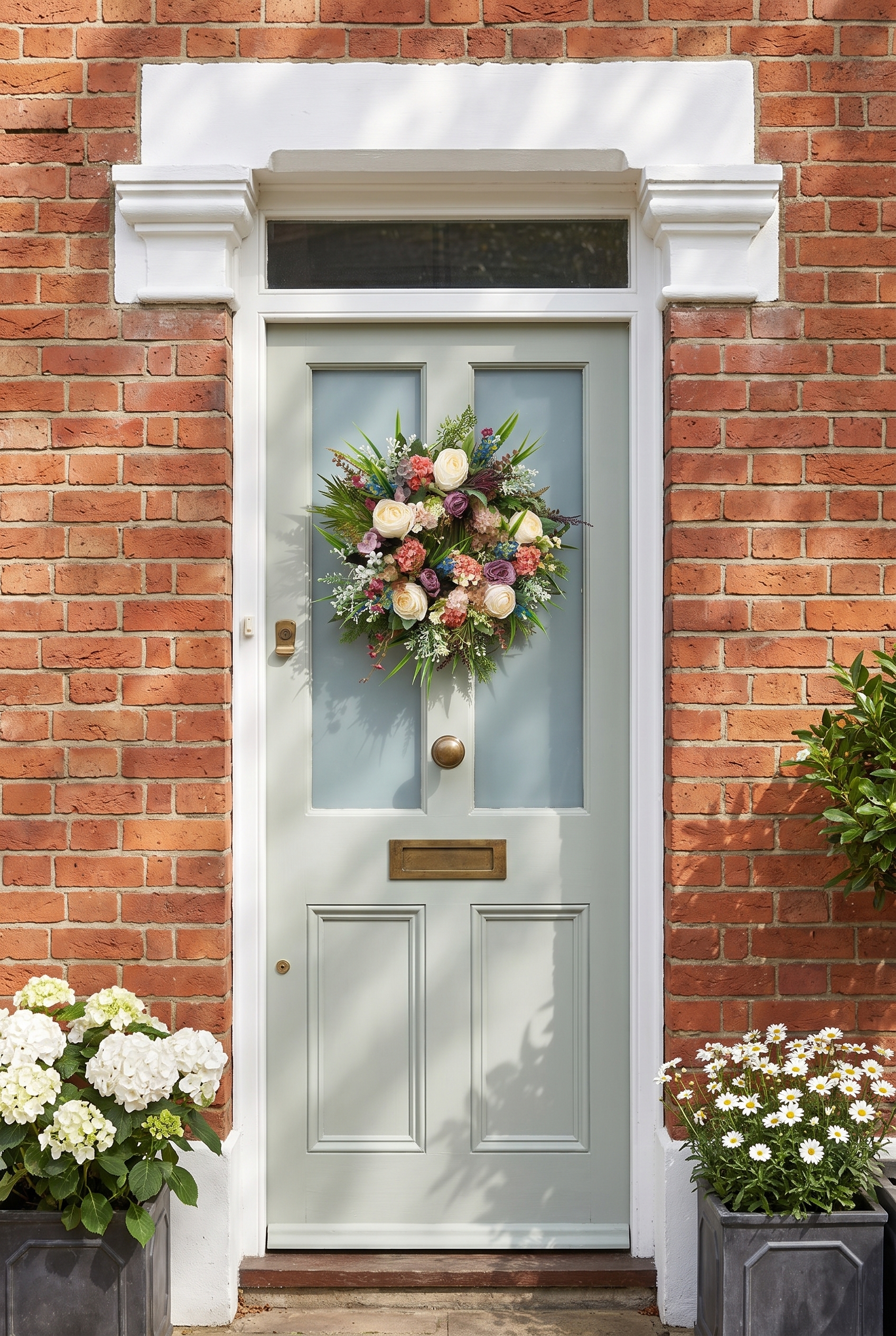 Summer to Autumn Transitions on a front door
