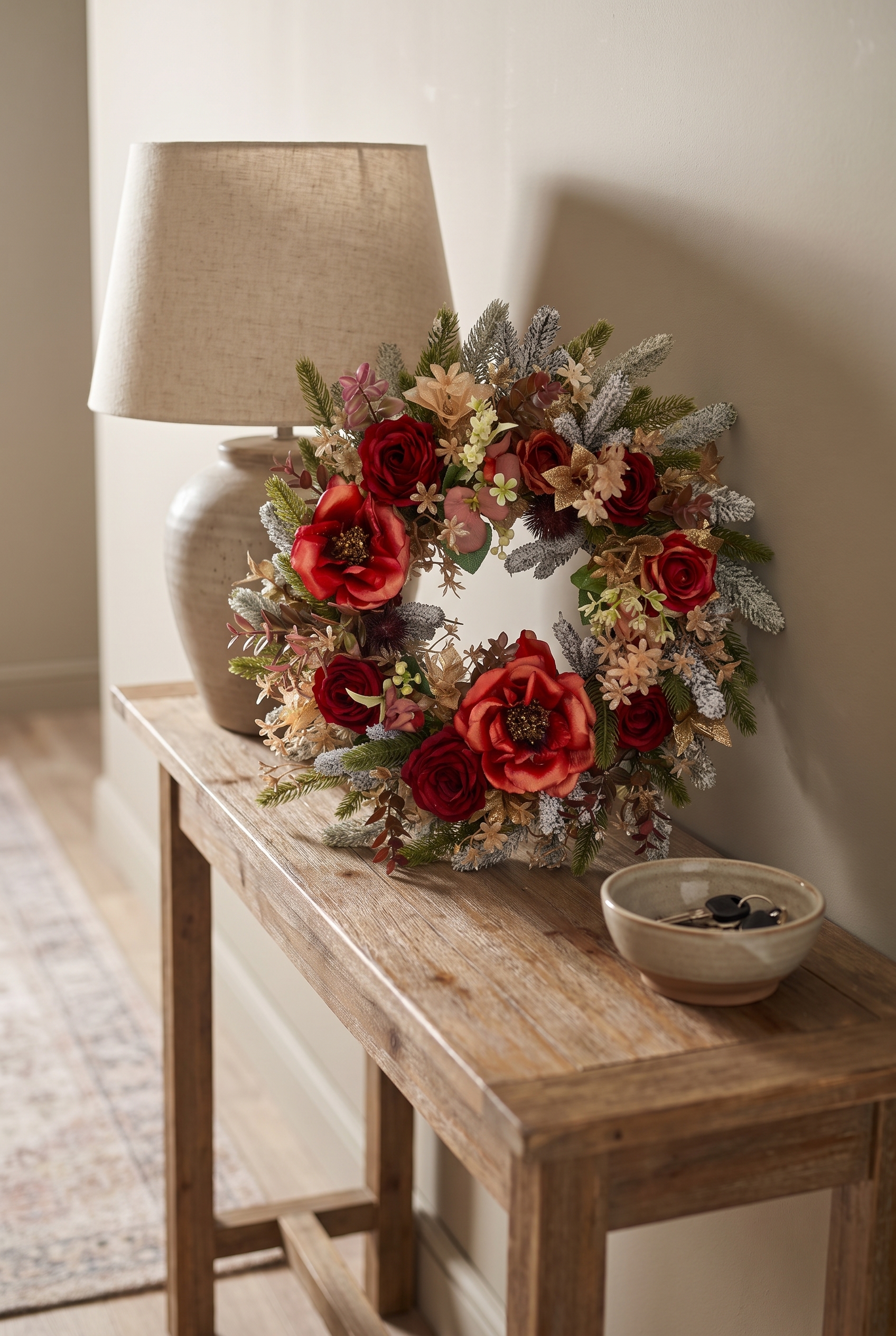 Festive Red Charm indoors