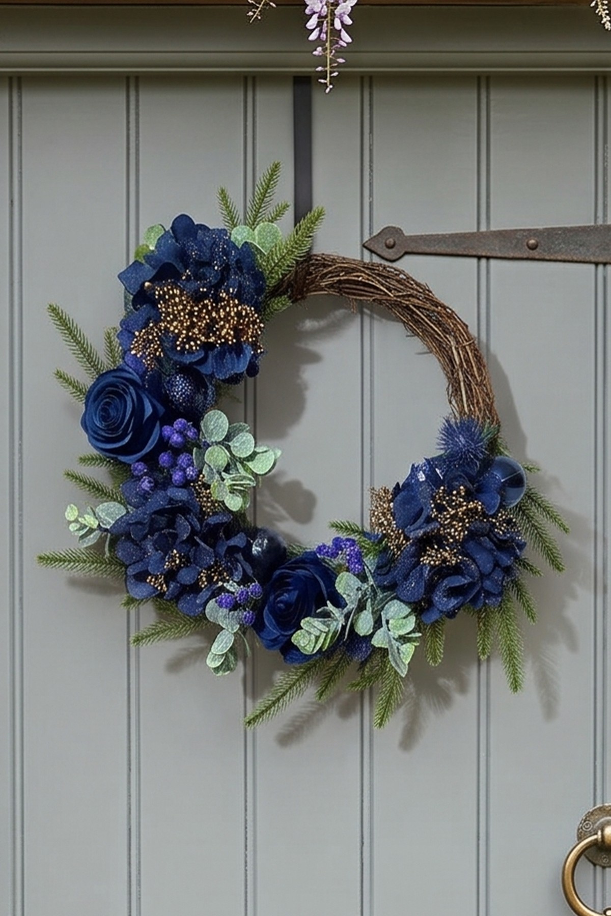 Blue Christmas close up