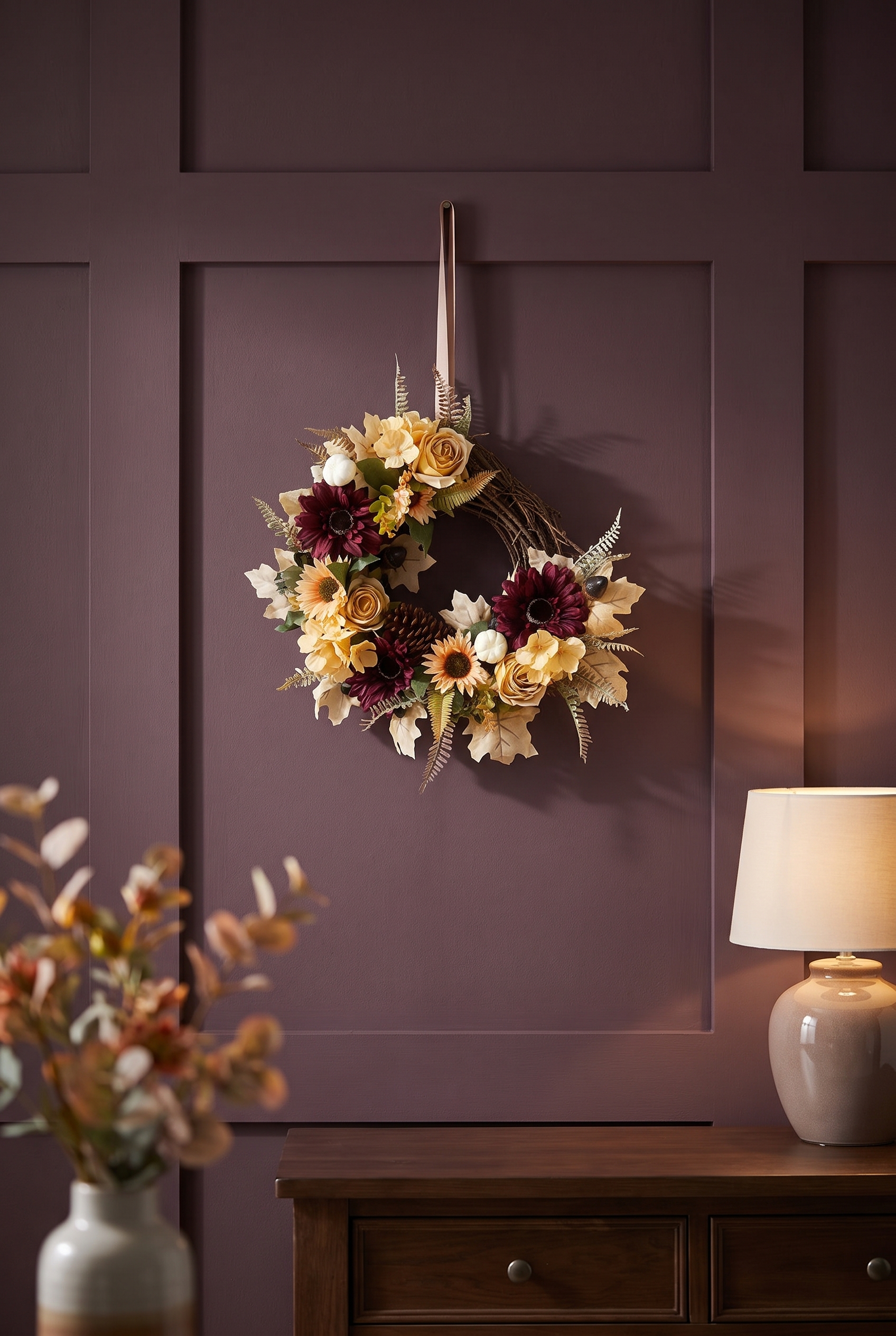 Earthy Autumn Tones indoors