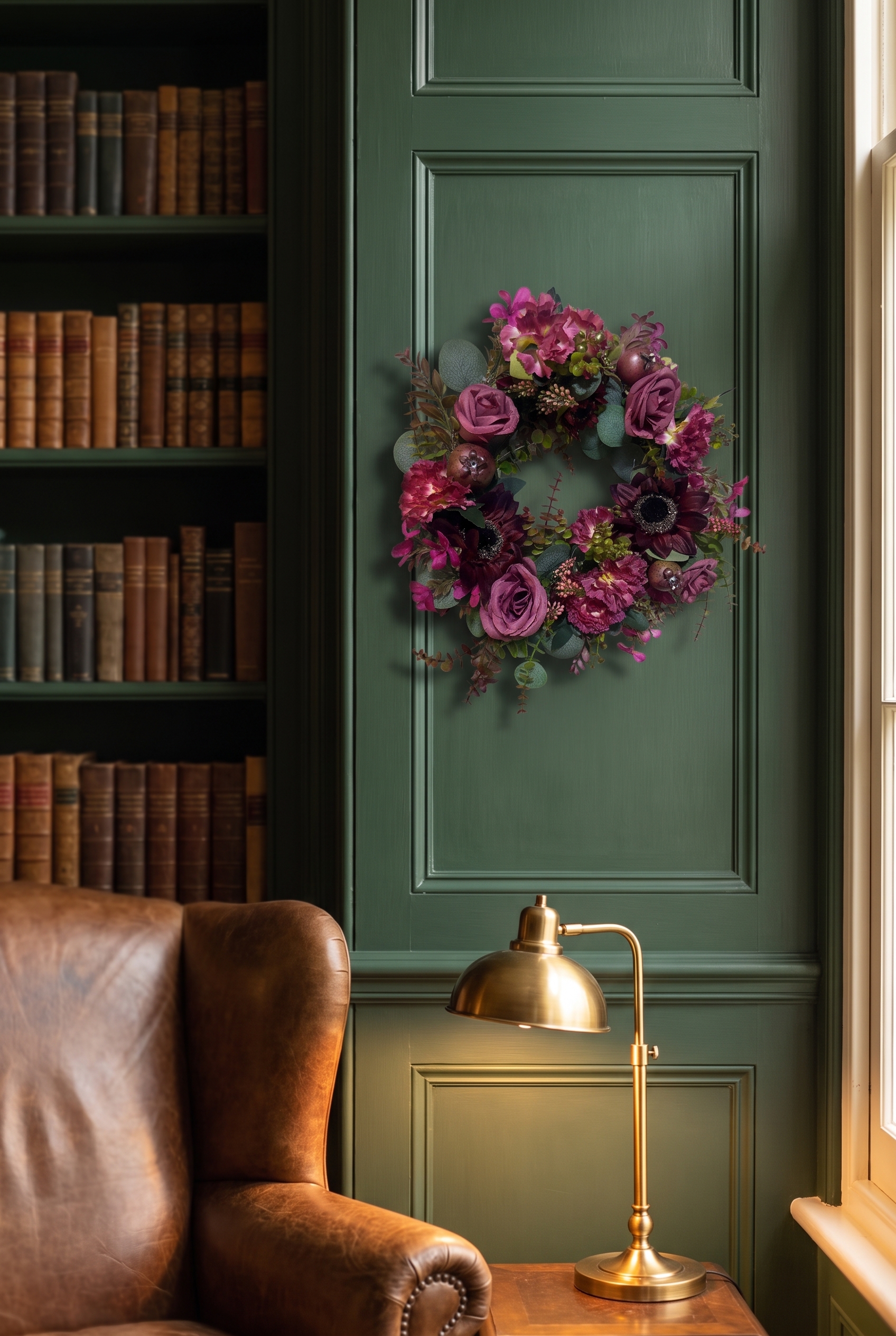Who says Autumn can't be Burgundy indoors