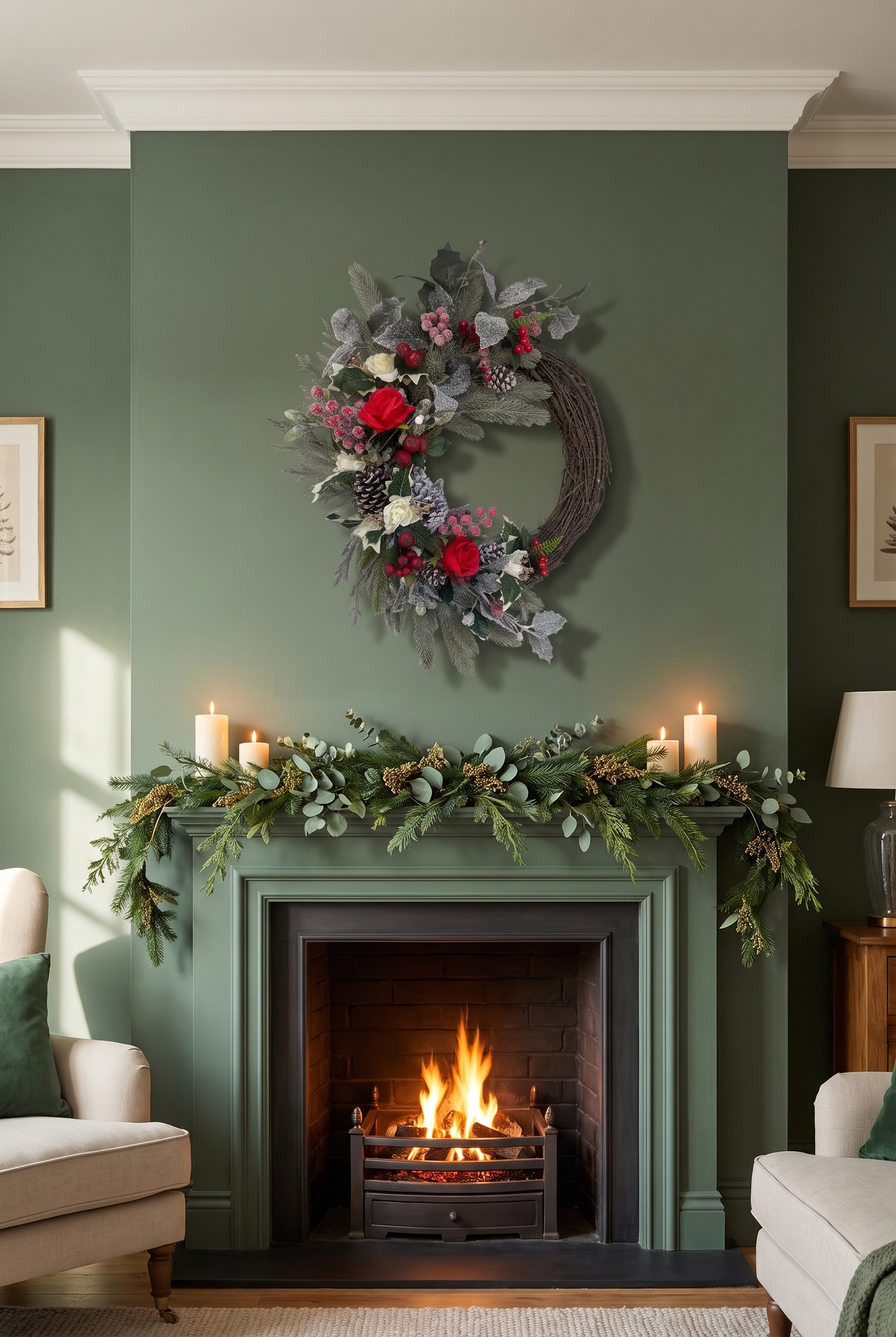 Festive Traditional Crescent indoors