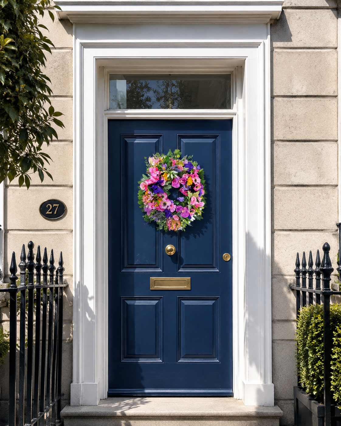 Whimsical Blossom Wreath