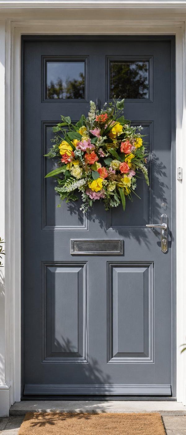 Sunlit Petals Wreath