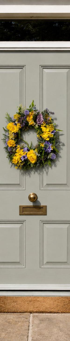 Sunny Lavender Bliss Wreath