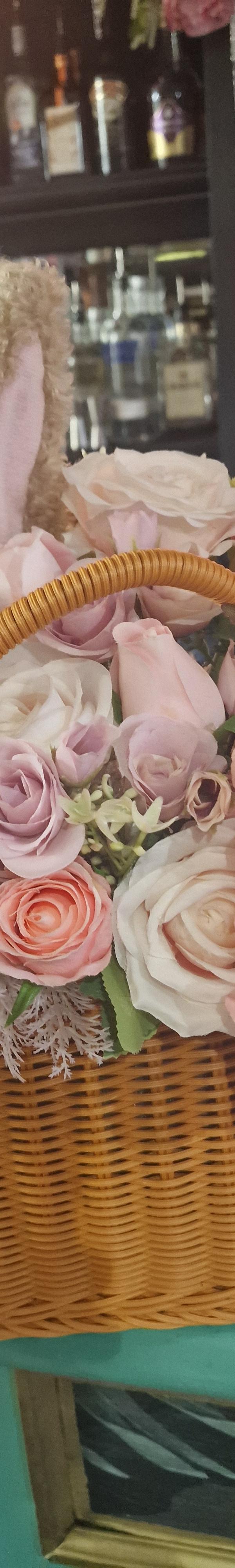 Bunny Floral Basket