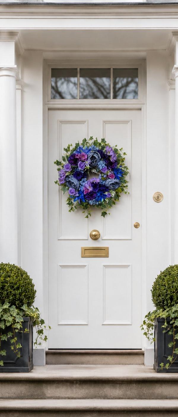Lilac and Blue Marmite Peony Delight