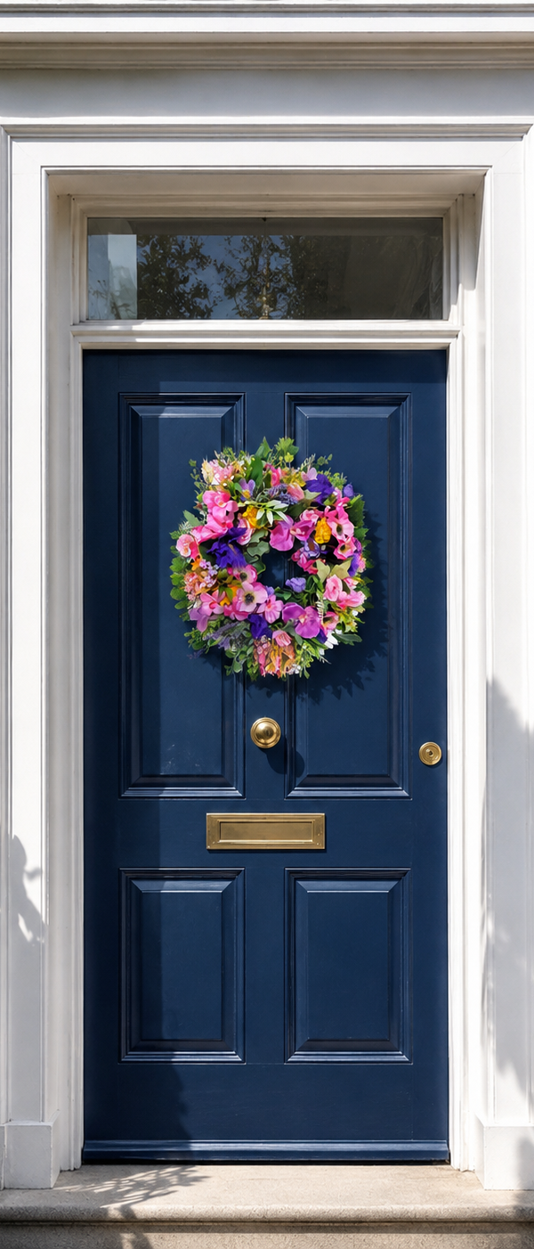 Whimsical Blossom Wreath